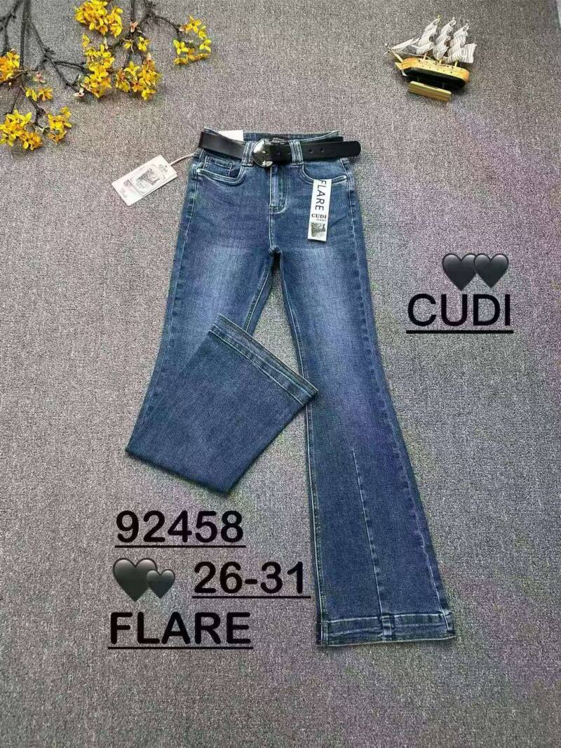 Spodnie damskie jeansy Roz 26-31, 1 Kolor Paczka 10 szt